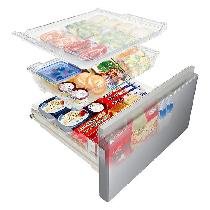 配送設置無料】日立 HITACHI 冷蔵庫 540L 6ドア 観音開き R-H54TG-S