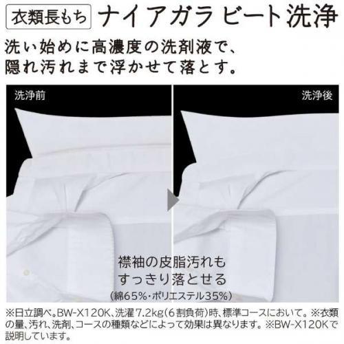 日立（HITACHI） 全自動洗濯機 10kg ビートウォッシュ ホワイト BW