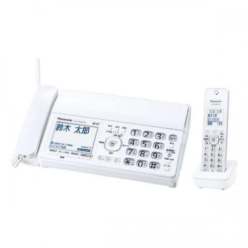 パナソニック Panasonic パーソナルファクス 子機1台付き ホワイト KX 