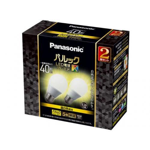 Panasonic（パナソニック） Panasonic LED電球 E26 プレミアX 2個入り