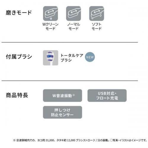 Panasonic パナソニック 電動歯ブラシ音波振動 Doltz ドルツ 白 Panasonic パナソニック 電動歯ブラシ音波振動 Doltz ドルツ 白