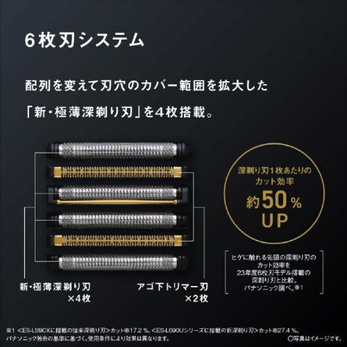 Panasonic（パナソニック） メンズシェーバー LAMDASH 6枚刃 ポーチ付
