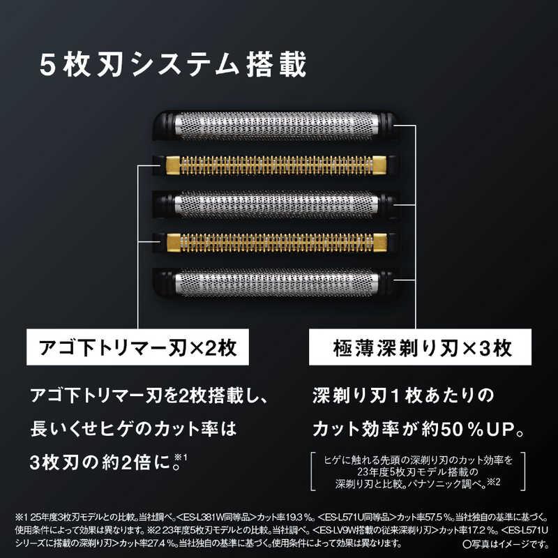 パナソニック Panasonic メンズシェーバー LAMDASHPRO5 5枚刃 チタン