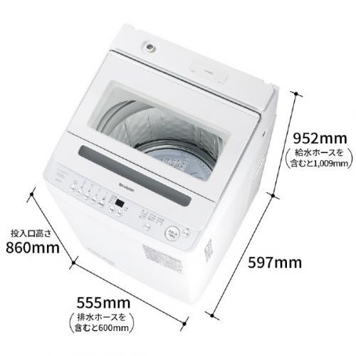 SHARP（シャープ） 【1/5までポイント2倍】シャープ 全自動洗濯機 洗濯