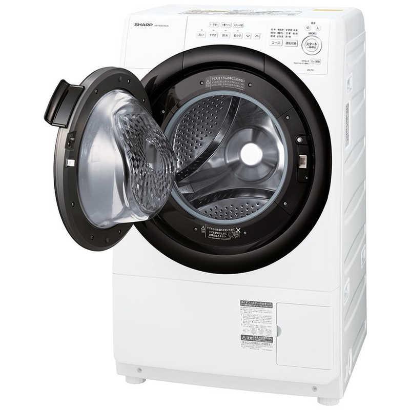 シャープ SHRP ドラム式洗濯乾燥機 7kg 左開き ホワイト系 ES-7S1-WL 