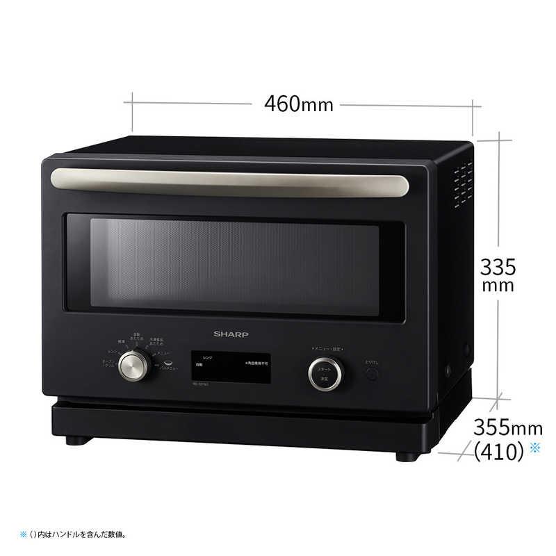 SHARP シャープ オーブンレンジ 18L 縦開き ブラック RE-SD18C-B