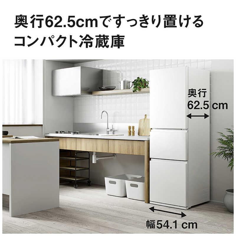 パナソニック Panasonic 3ドア冷蔵庫 284L 右開き マットホワイト NR