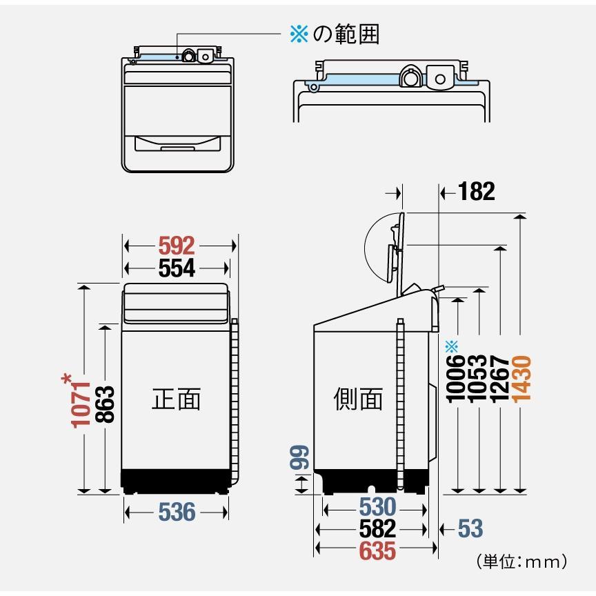 Panasonic（パナソニック） Panasonic 10キロ全自動洗濯機 サンド