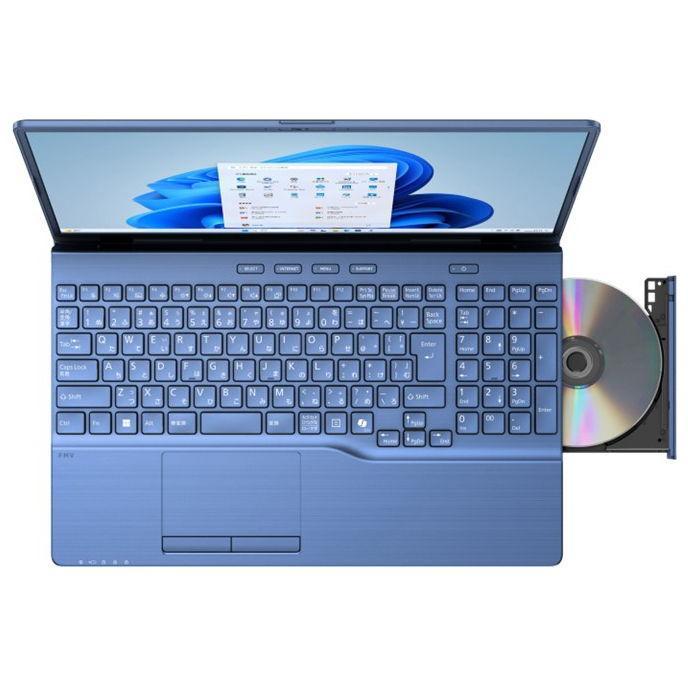 富士通 FUJITSU ノートパソコン 15.6型 Ryzen7 メモリ16GB 256GB SSD メタリックブルー FMVA700K3L |  | 03