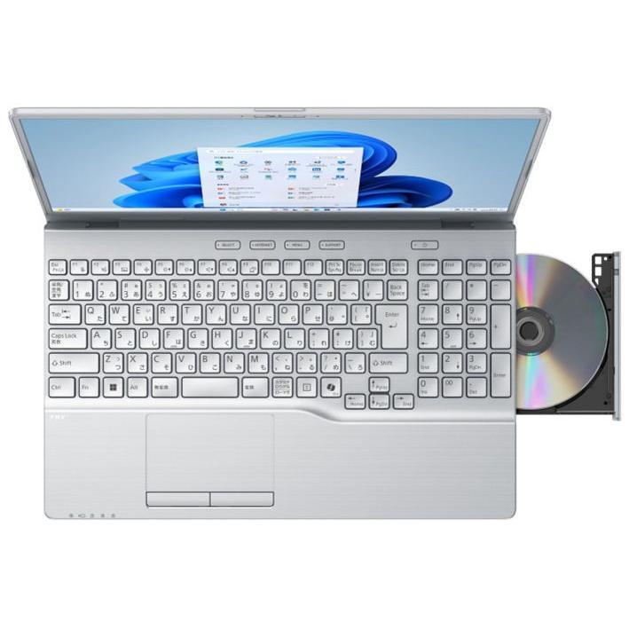 富士通 FUJITSU ノートパソコン 15.6型 Ryzen5 メモリ16GB 256GB SSD ファインシルバー FMVA500K3S |  | 02