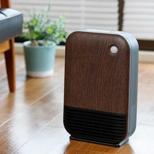 C:NET（シィー・ネット） セラミックヒーター ダークウッド CDCP606DW