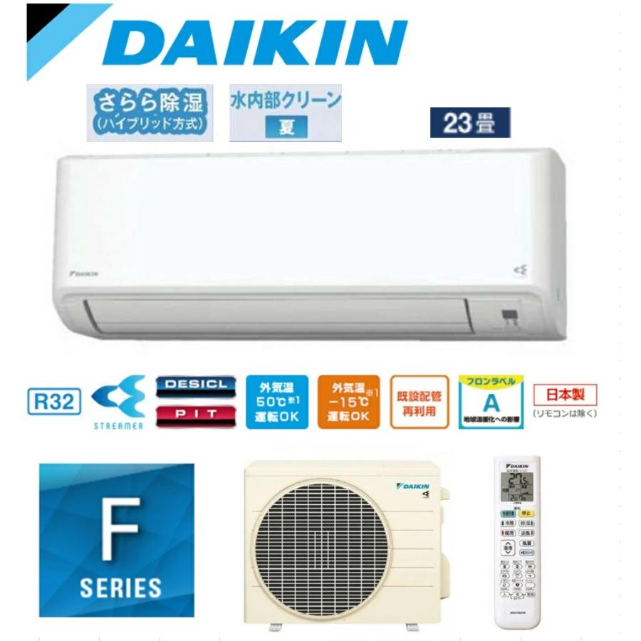 ダイキン（DAIKIN） 【工事費別途】ダイキン エアコン 23畳用 単相200V 