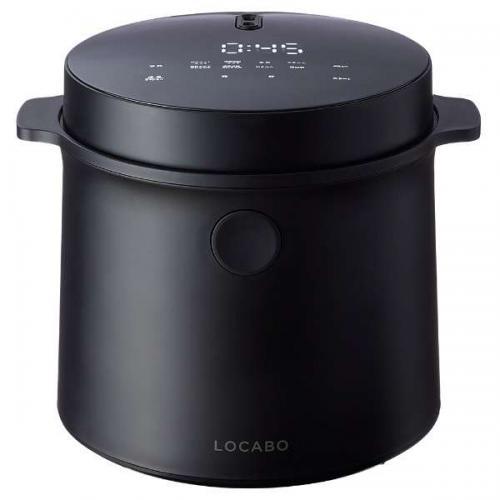 ロカボ LOCABO 糖質カット炊飯器 通常炊飯5合 糖質カット炊飯2合 黒 JM