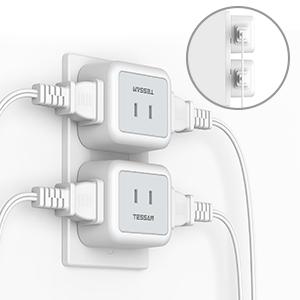 TESSAN テッサン コンセントタップ 3AC口 雷ガード コンセント 分岐 直