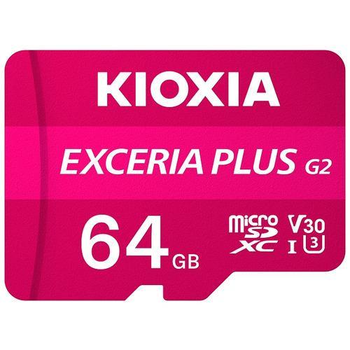 KIOXIA キオクシア microSDXCカード ［Class10 /64GB］ ピンク KMUH