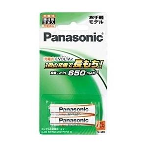 Panasonic 充電式エボルタ 単4形 ご注文で当日配送 2本パック 新着 BK-4LLB パナソニック 2B