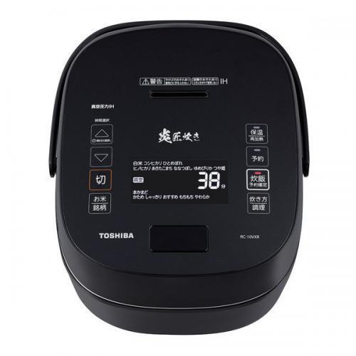 東芝TOSHIBA IH炊飯器 RC-10VXR 5.5合炊き 動作保証 TOSHIBA（東芝） 真空圧力IH炊飯器 5.5合炊き グランブラック RC-10VXR