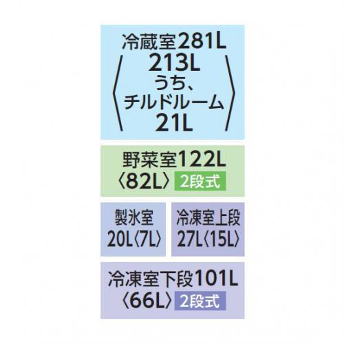 TOSHIBA 東芝 冷蔵庫 6ドア 観音開き 551L サテンゴールド GR TOSHIBA 東芝 冷蔵庫 6ドア 観音開き 551L サテンゴールド GR