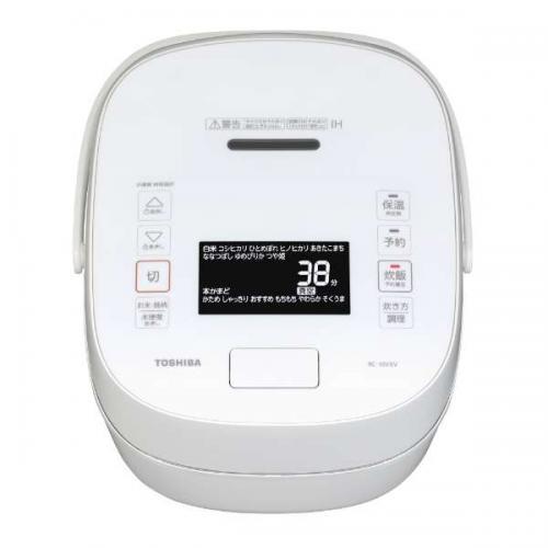 TOSHIBA 東芝 真空圧力IH炊飯器 5.5合炊き グランホワイト RC TOSHIBA 東芝 真空圧力IH炊飯器 5.5合炊き グランホワイト RC