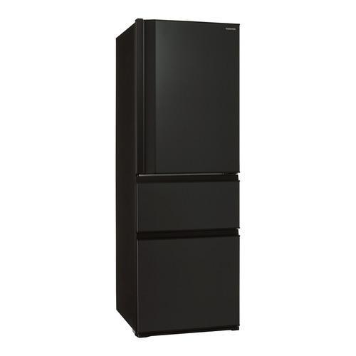 東芝 TOSHIBA 356L 3ドア冷蔵庫 右開き VEGETA マットチャコール GR 