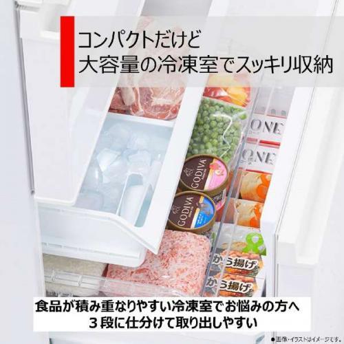 TOSHIBA 東芝 356L 3ドア冷蔵庫 右開き VEGETA マットチャコール GR 