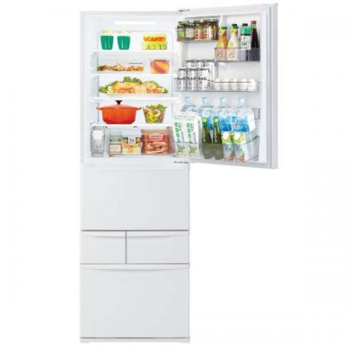 TOSHIBA 東芝 冷蔵庫 5ドア 411L 右開き VEGETA マットホワイト TOSHIBA 東芝 冷蔵庫 5ドア 411L 右開き VEGETA マットホワイト