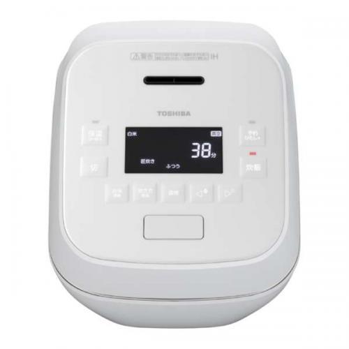 TOSHIBA（東芝） 真空圧力IH炊飯器 炎匠炊き 5.5合 グランホワイト RC