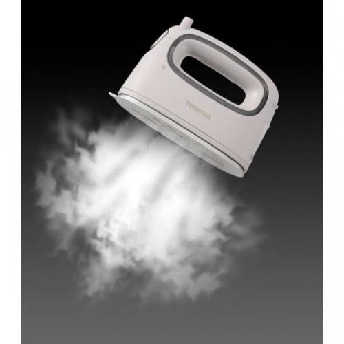 TOSHIBA（東芝） コードレス衣類スチーマー モーヴグレージュ TAS-MX8