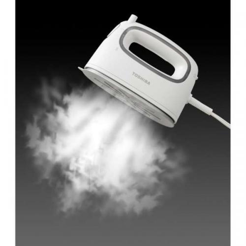 TOSHIBA（東芝） 衣類スチーマー シルキーホワイト TAS-MV8-W〈TASMV8