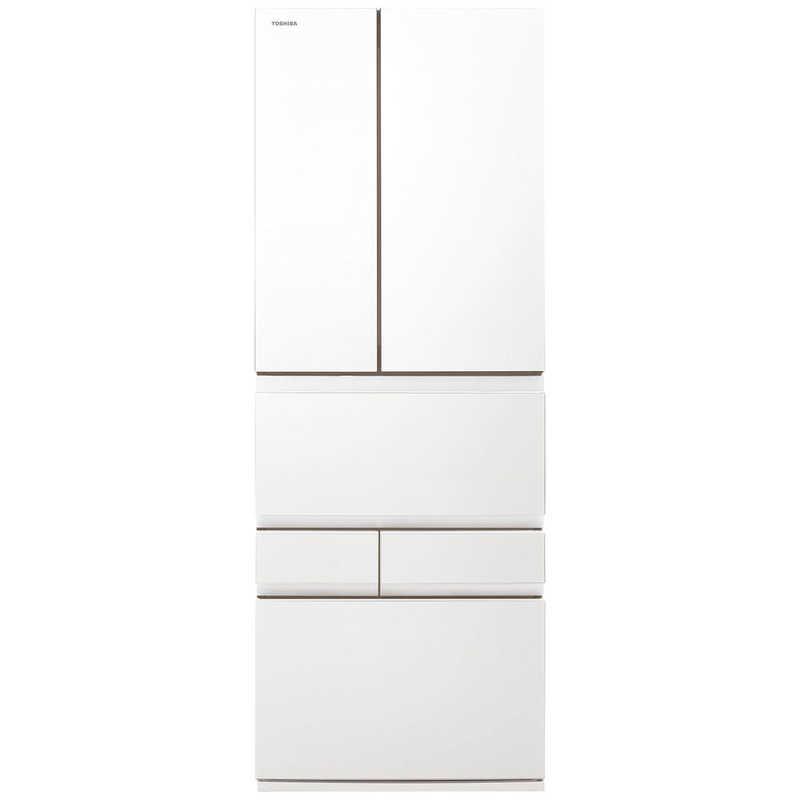 【取りに来れる限定】2017年製 TOSHIBA(東芝)の6ドア冷蔵庫です！ TOSHIBA 東芝 6ドア冷蔵庫 GR-K510FD 2017年製 ガラストップ 509L 公田