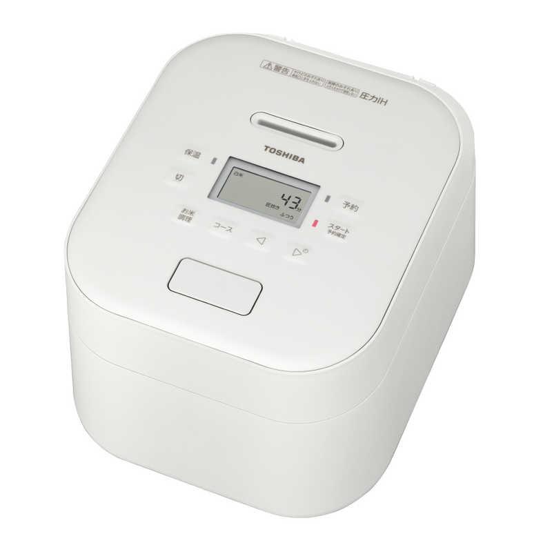 東芝 TOSHIBA 圧力IH炊飯器 5.5合炊き ミルキーホワイト RC-10FPX-W