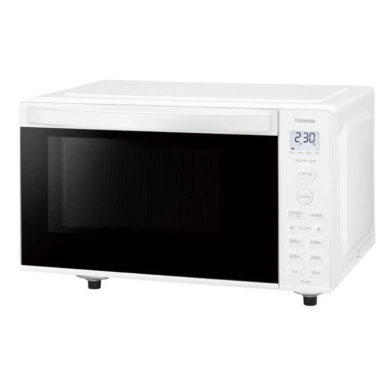 美品 TOSHIBA 単機能 電子レンジ ホワイト 庫内フラット TOSHIBA（東芝） 単機能レンジ フラットタイプ 縦開き 17L ホワイト ER