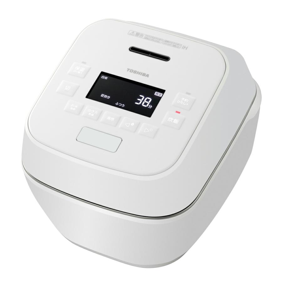 TOSHIBA（東芝） 真空圧力IHジャー炊飯器 炎匠炊き グランホワイト RC
