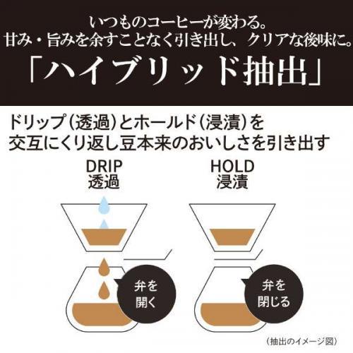 タイガー TIGER コーヒーメーカー オニキスブラック ADF-A060KO〈ADFA060KO〉の画像