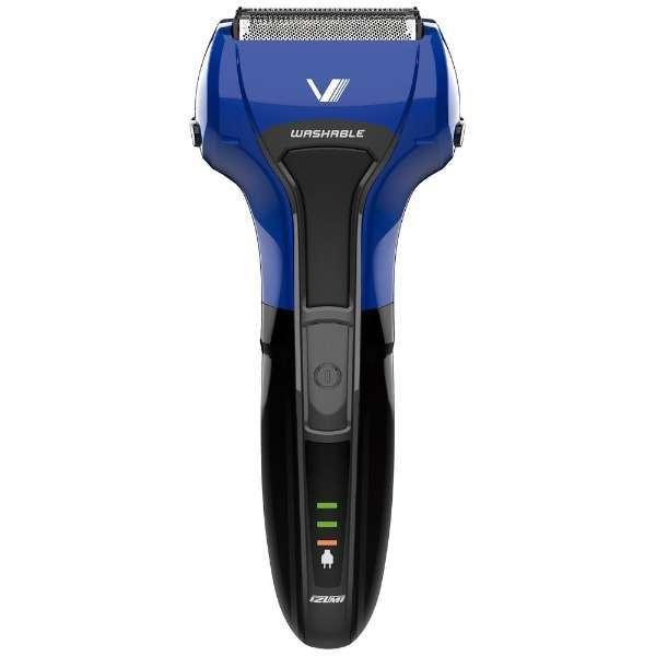 イズミ IZUMI 往復式4枚刃 メンズシェーバー S-DRIVE ソリッドシリーズ ブルー IZF-V551-A