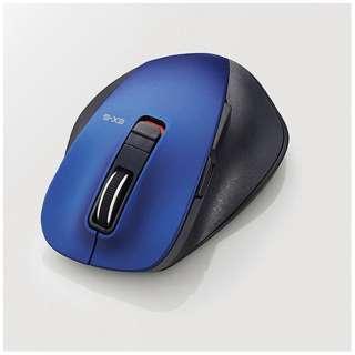 エレコム ELECOM BlueLED 握りの極み Bluetoothマウス 5ボタン Mサイズ M-XGM10BBBU ブルー 〈MXGM10BBBU〉｜denkichiweb
