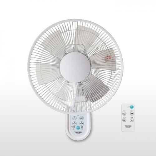 TEKNOS（テクノス） 壁掛けフルリモコン扇風機 ホワイト KI-W281R