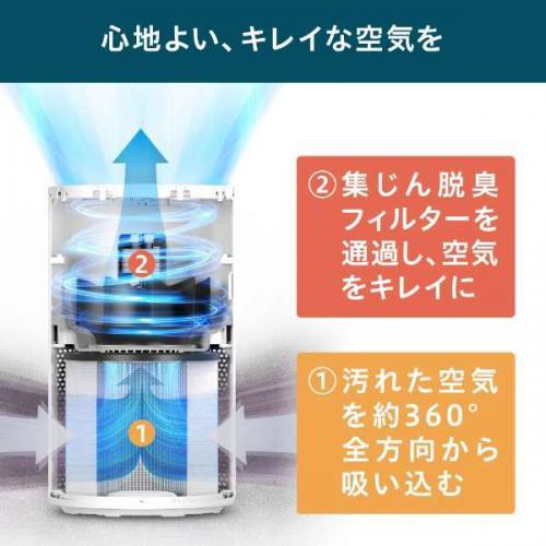 IRIS OHYAMA（アイリスオーヤマ） 単機能空気清浄機 16畳 KAP-S302-W