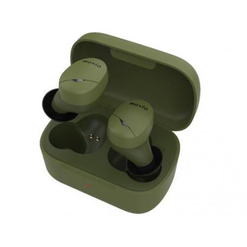 ナガオカ NAGAOKA 完全ワイヤレスイヤホン MOVIO リラックスグリーン