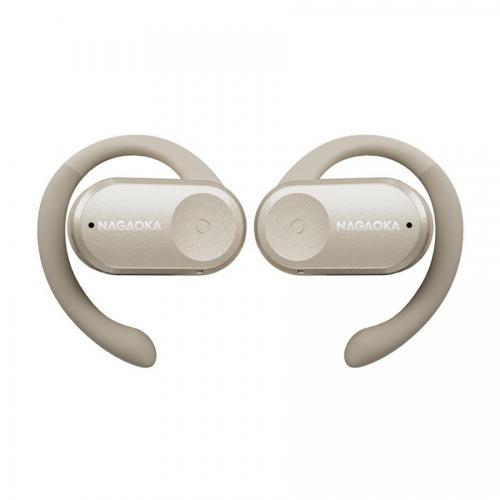 ナガオカ NAGAOKA 完全ワイヤレスイヤホン 可動式オープンイヤー型