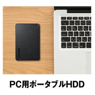 BUFFALO（バッファロー） ポータブルHDD 500GB HD-NRPCF500-BB