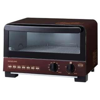 KOIZUMI オーブントースター 1200W レッド KOS-1215/R コイズミ 〈KOS1215R〉｜denkichiweb