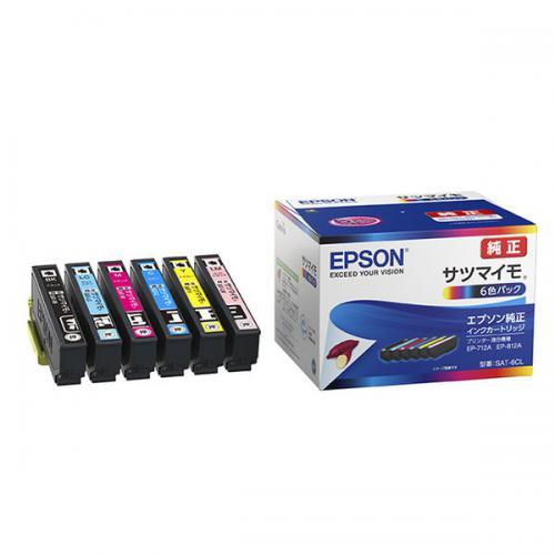 エプソン EPSON 純正インクカートリッジ SAT-6CL サツマイモ 6色パック インクカートリッジ