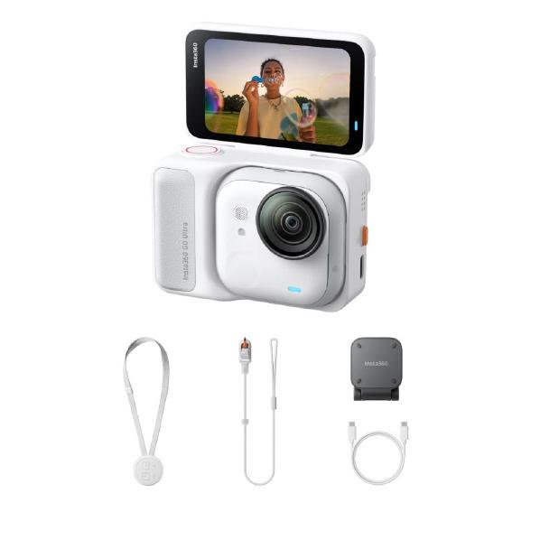 アクションカメラ Insta360 GO Ultra スタンダードバンドル[アークティックホワイト]の商品画像（Yahoo!ショッピング）