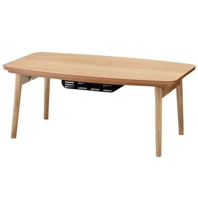 東谷 （AZUMAYA） フォールディングこたつ エルフィ901OAK 幅90cm 長方形タイプ 折りたたみ式 ROOM ESSENCE