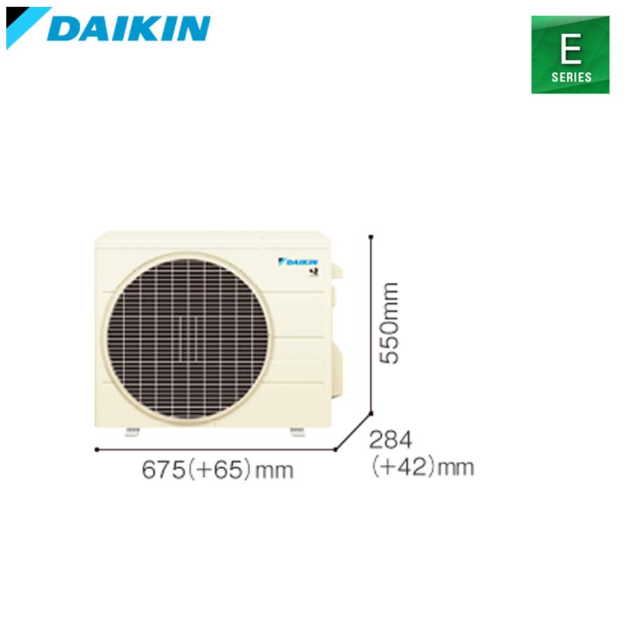 個人宅配送可 S256ATES-W ダイキン ルームエアコン 8畳用 単相100V 室内電源 送料区分：送料Aの画像