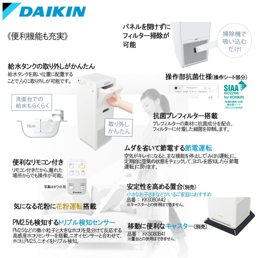 ダイキン ACK55Z-W 加湿ストリーマ空気清浄機 送料無料(沖縄 ダイキン ACK55Z-W 加湿ストリーマ空気清浄機 送料無料(沖縄