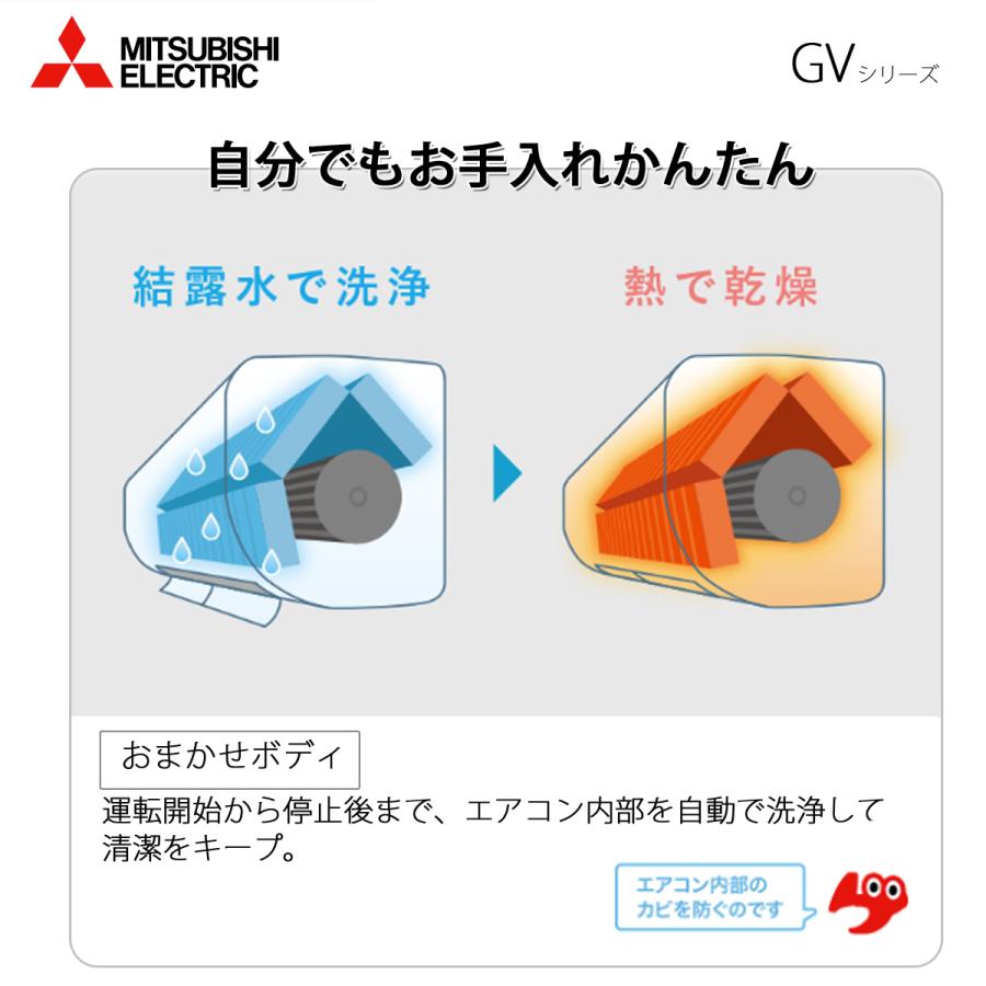 霧ヶ峰 法人配送限定品 MSZ-GV3625-T ルームエアコン 12畳用 単相100V 