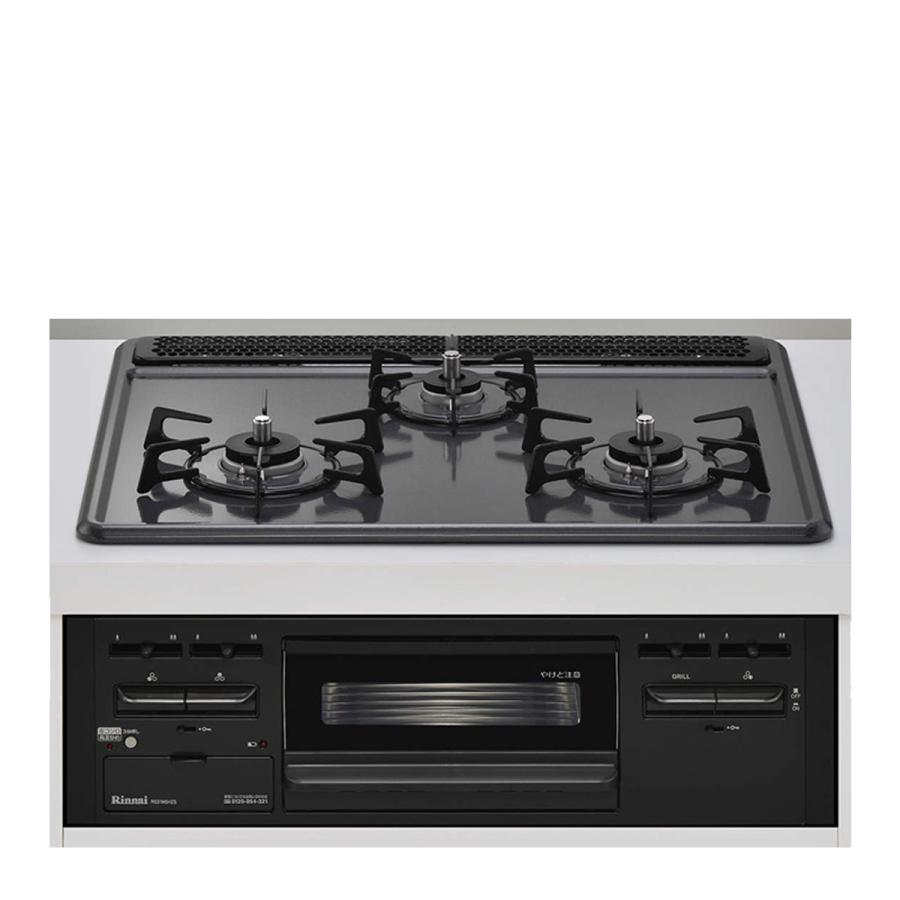 リンナイ（Rinnai） RS31M5H2SABW-LPG ビルトインコンロ プロパンガス 