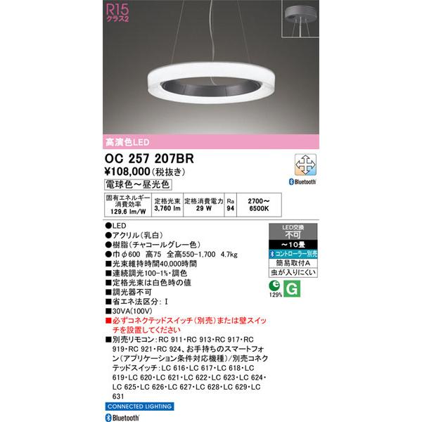 Panasonic（パナソニック） 【関東限定販売】オーデリック「OC257207BR